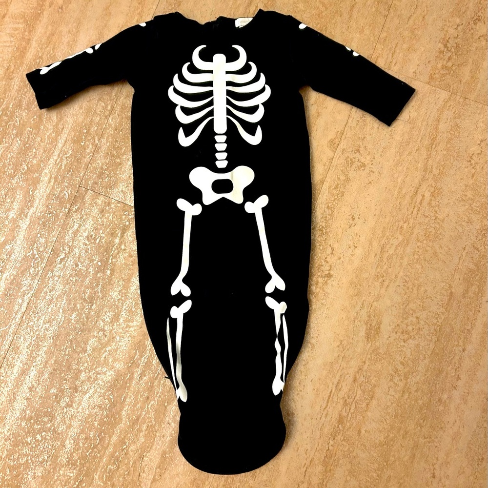 Skeleton Pottery Barn Kids cotton Sleep Sack Halloween Skeleton